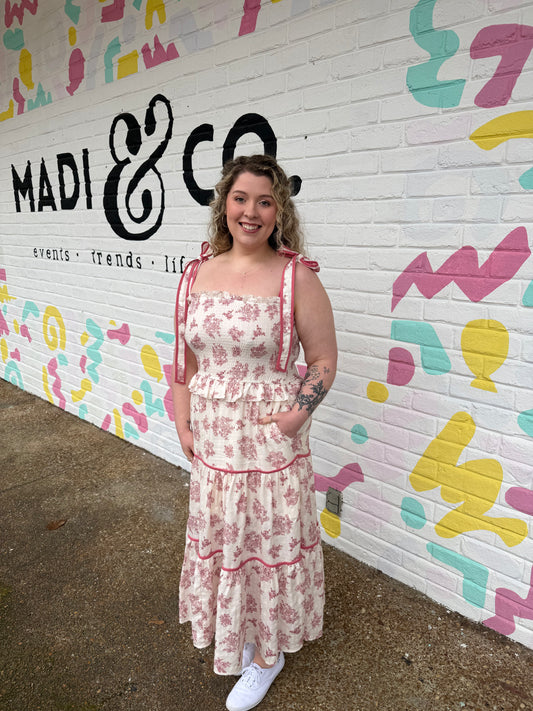 Francesca Tiered Floral Sundress
