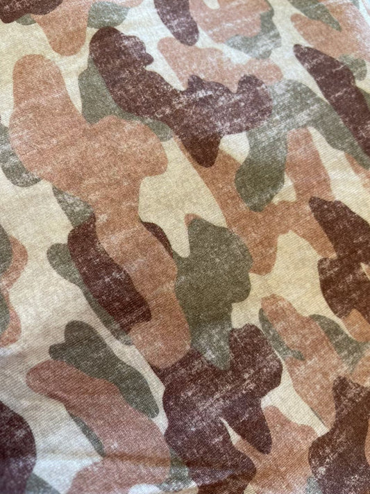 Brown & Tan Camo Hunting Bamboo Kids