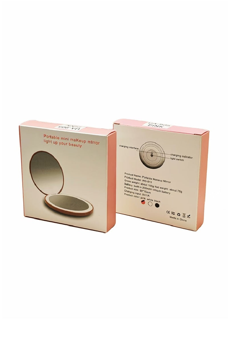 LED Double Sided Hand Mirror