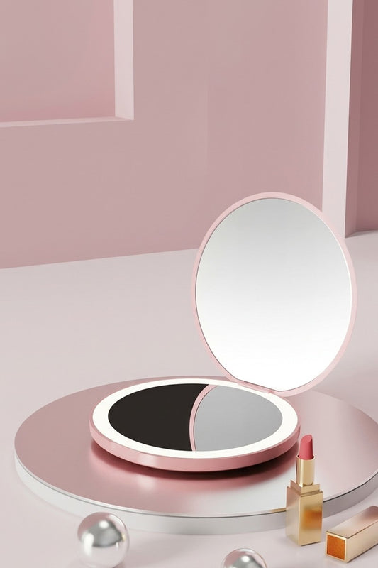 LED Double Sided Hand Mirror