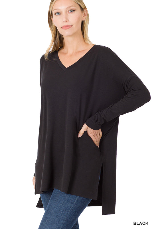 V-Neck Dolman Sleeve Top