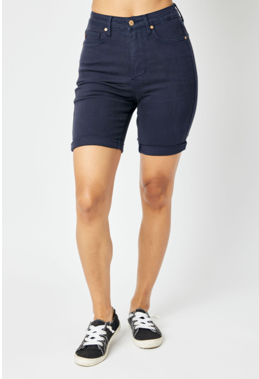 Judy Blue Tummy Control Bermuda Shorts