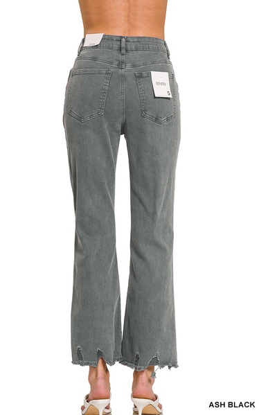 Acid Wash Distressed Jeans