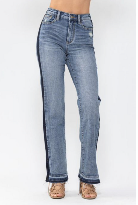 Judy Blue High Waist Side Seam Detail Jeans