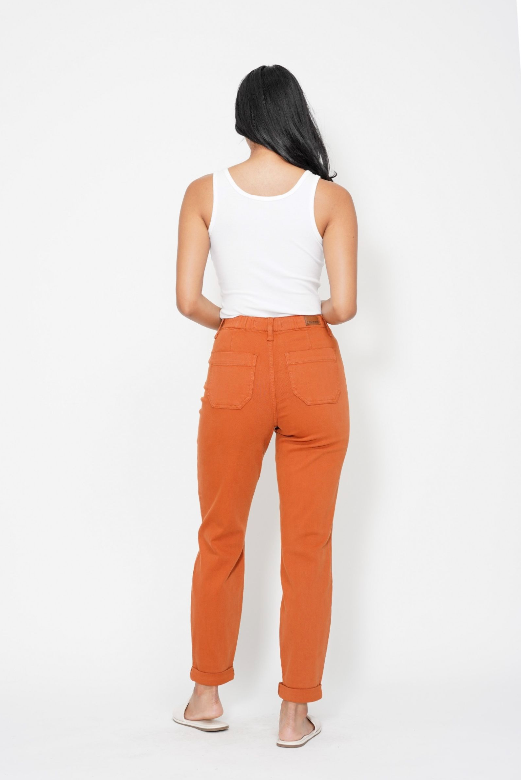 Judy Blue Orange Cuff Joggers