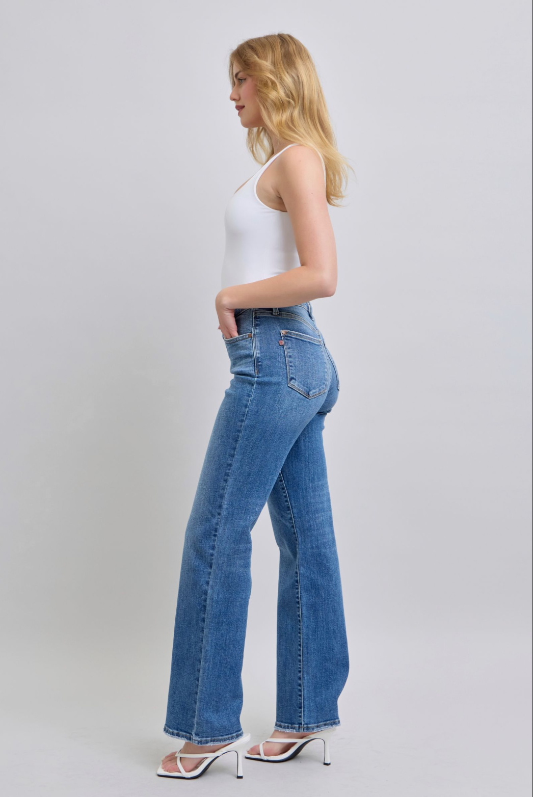 Judy Blue Vintage Wash V-Front Jeans