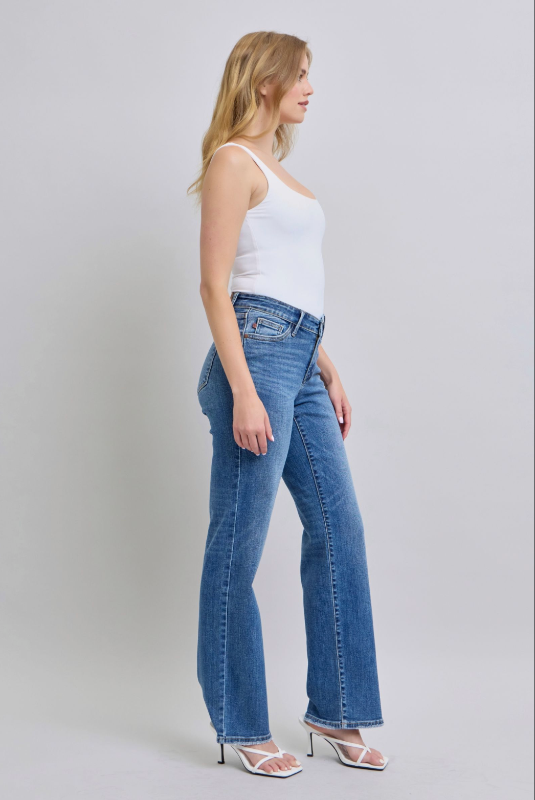 Judy Blue Vintage Wash V-Front Jeans