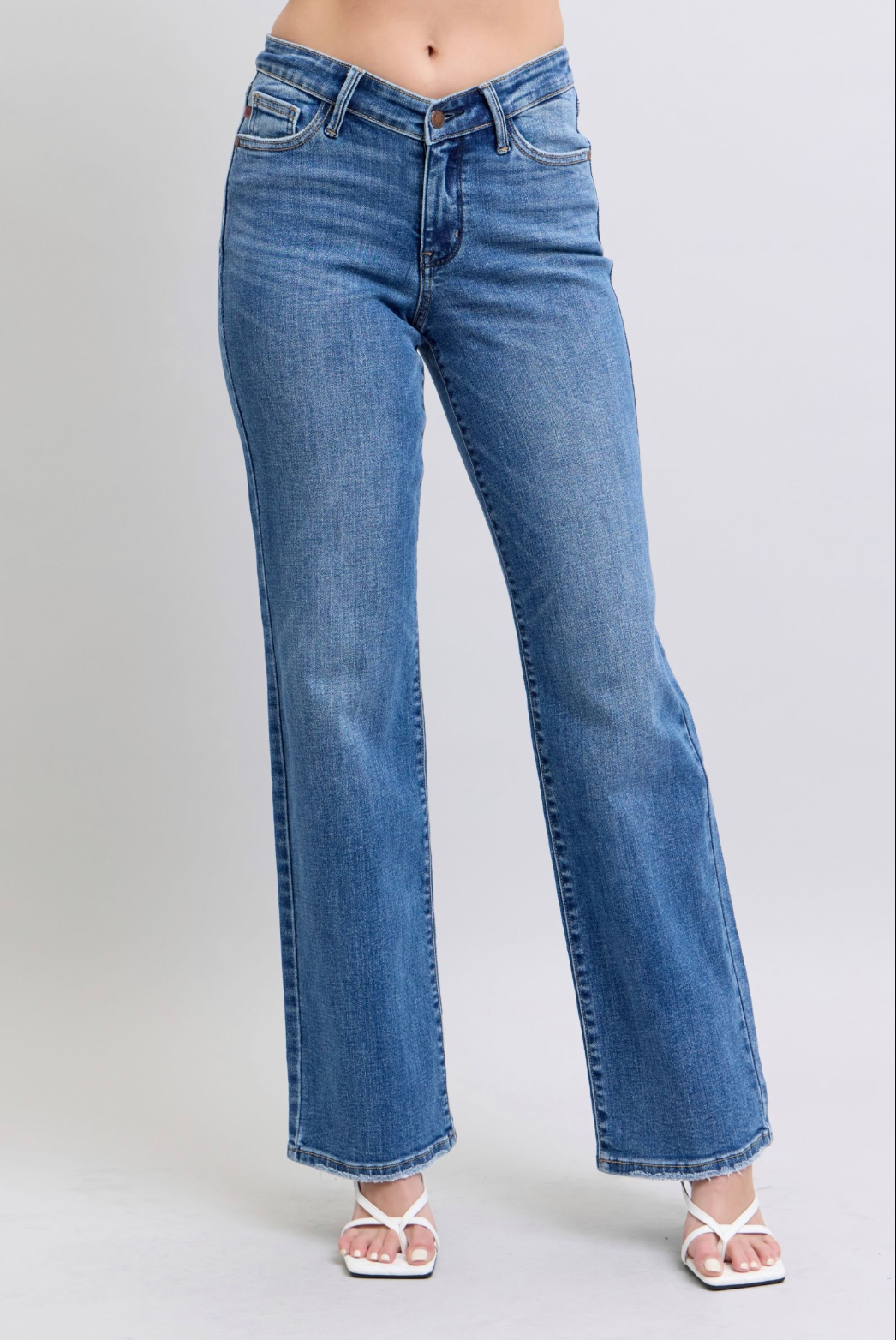Judy Blue Vintage Wash V-Front Jeans
