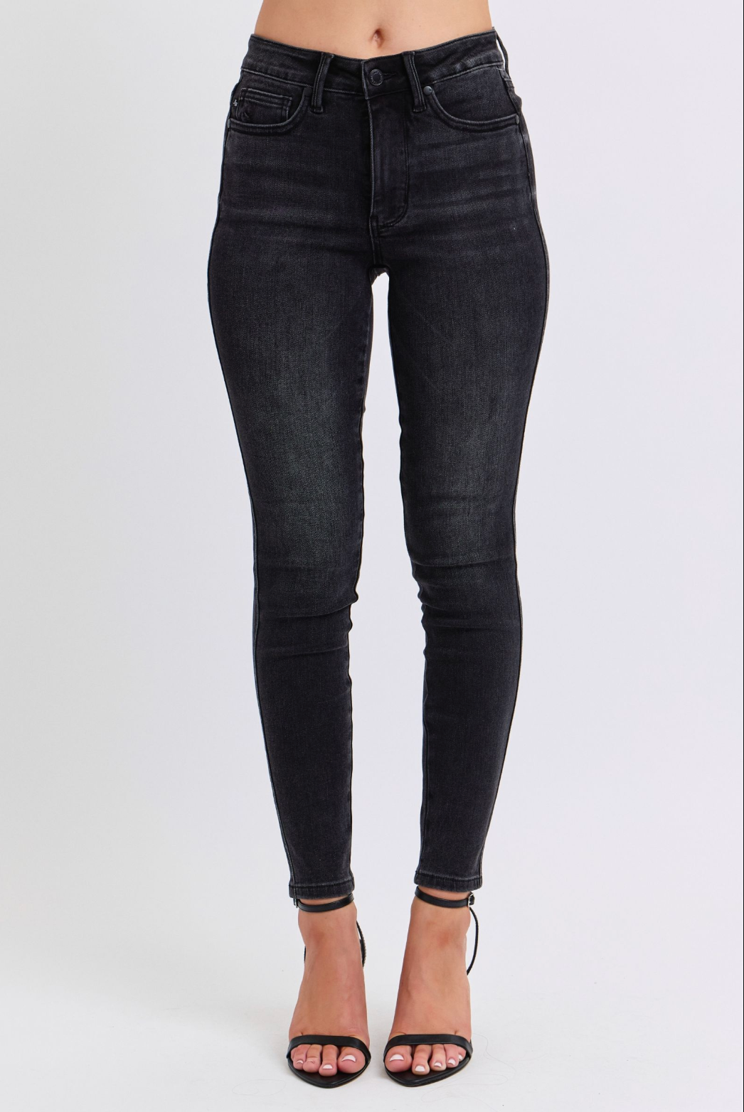 Judy Blue Tummy Control Black Skinny Jeans