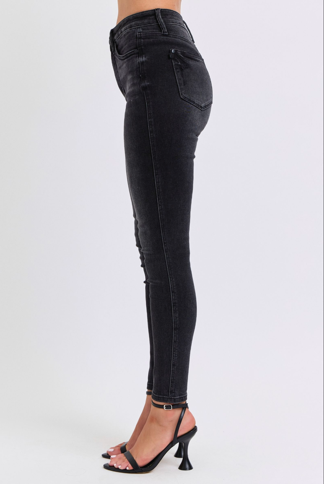 Judy Blue Tummy Control Black Skinny Jeans