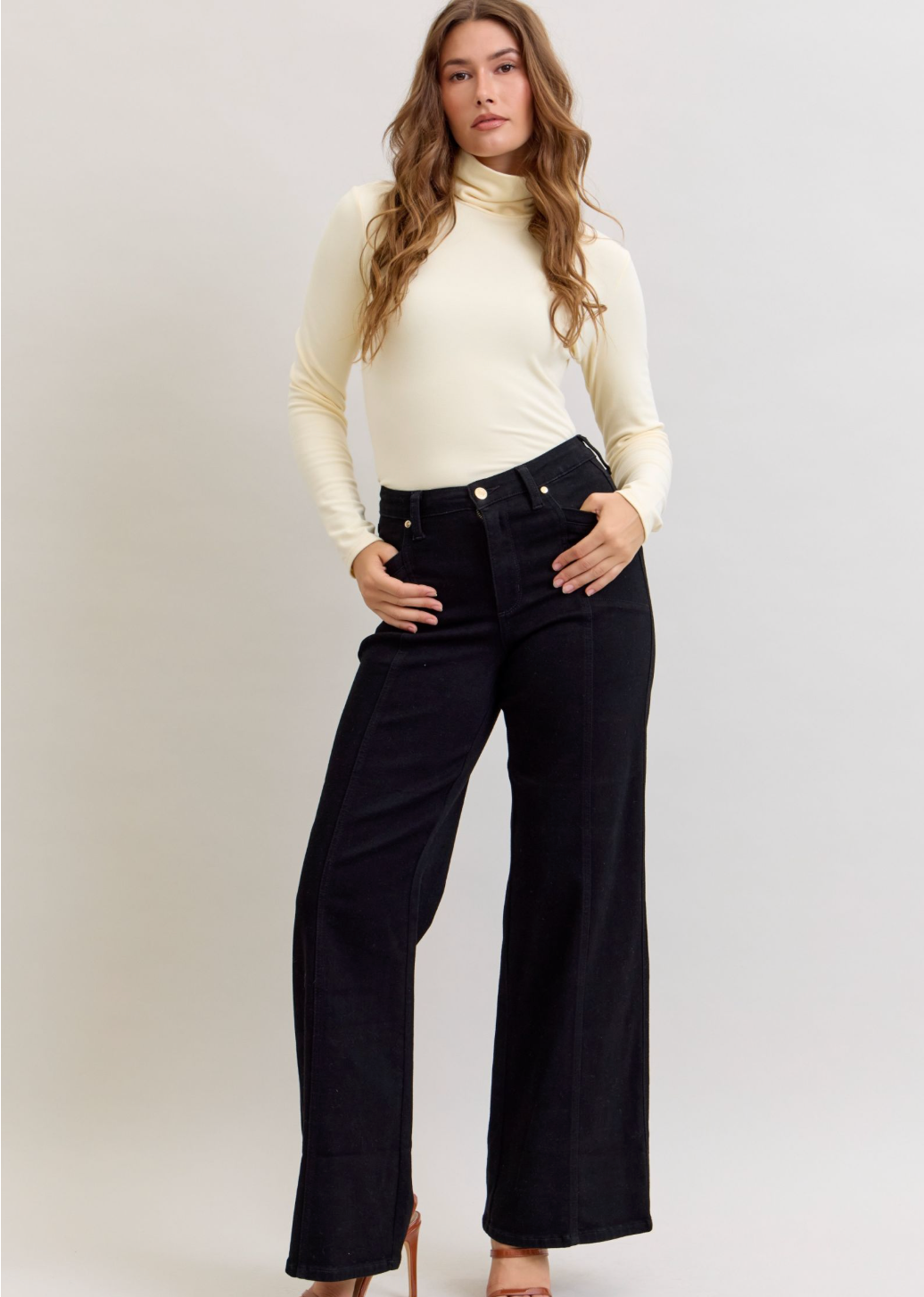Judy Blue Retro Wide Jeans