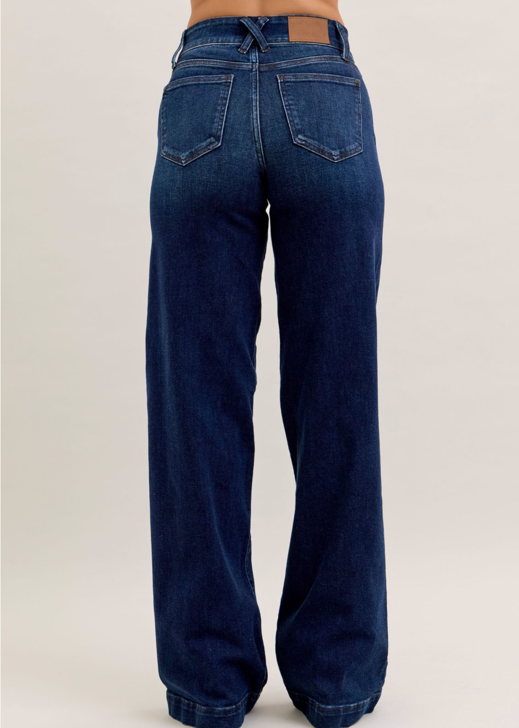 Judy Blue Trouser Wide Leg Jeans - Short & Regular Inseam