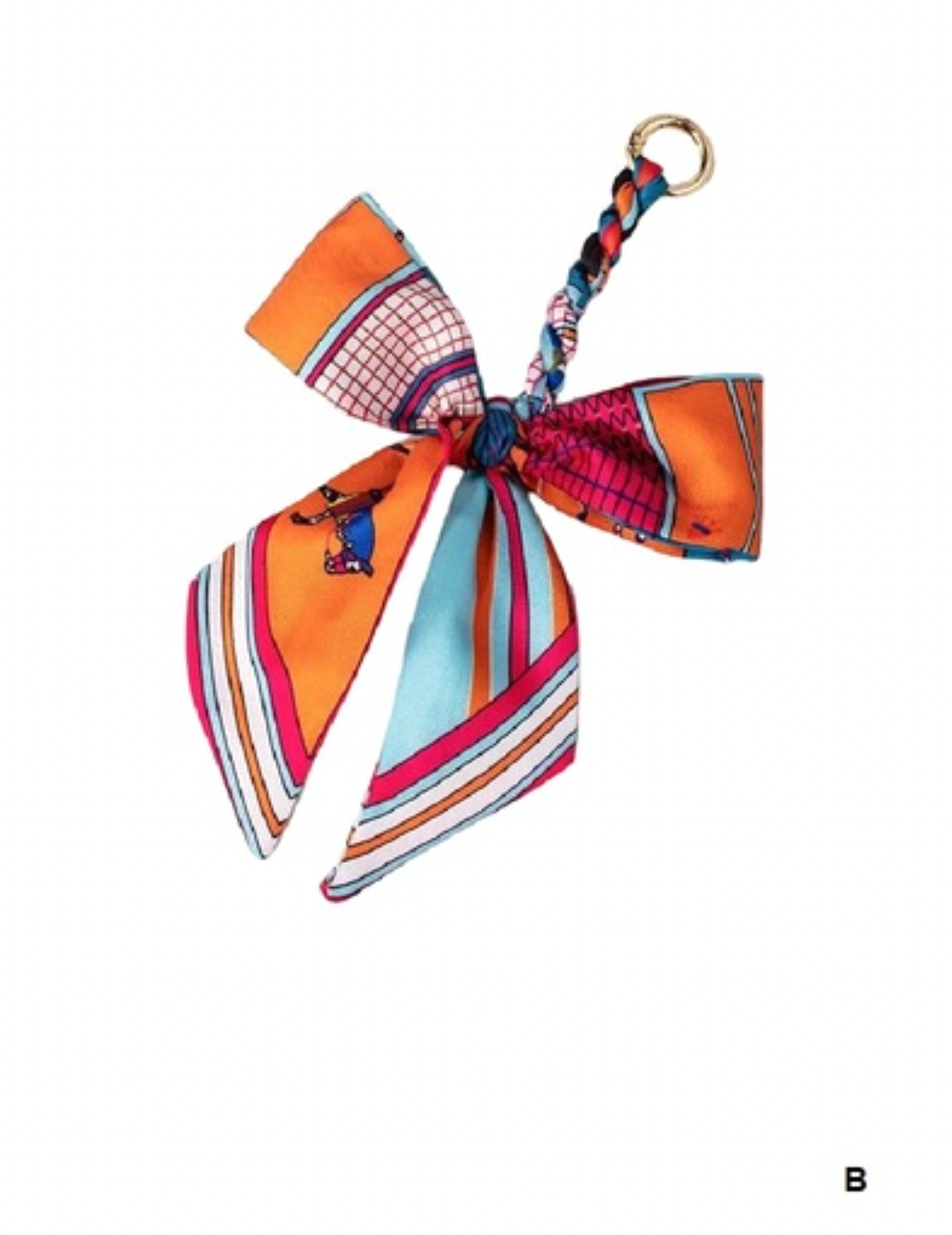 Scarf Bag Charm Keychain