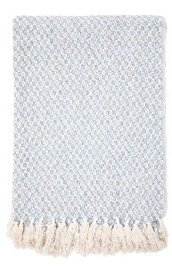 Checkered Cotton Throw Blanket