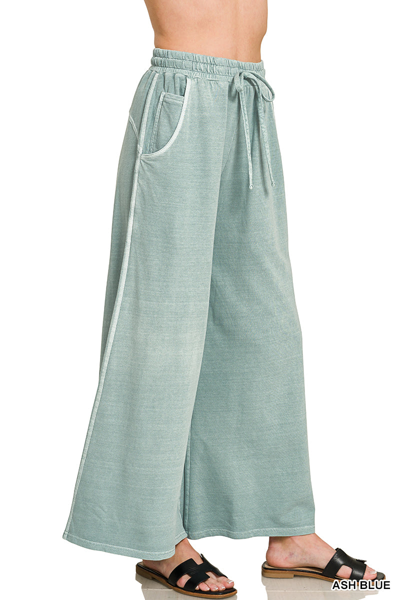 Washed Cotton Pants