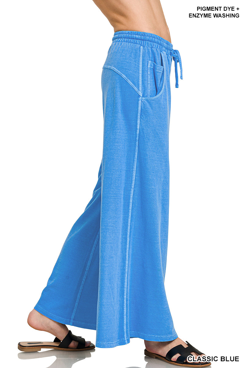 Washed Cotton Pants