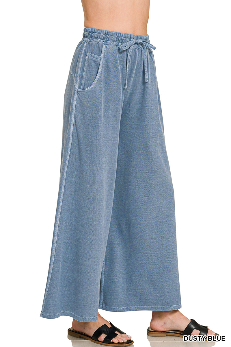 Washed Cotton Pants