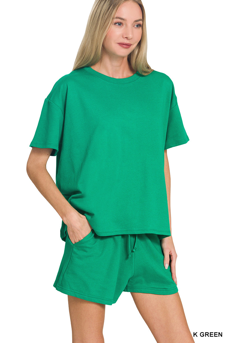 French Terry Shorts Set
