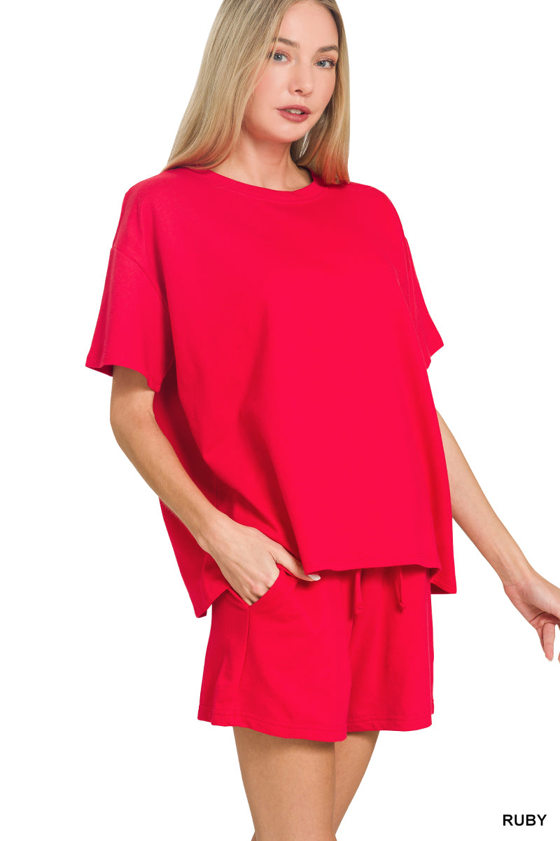 French Terry Shorts Set