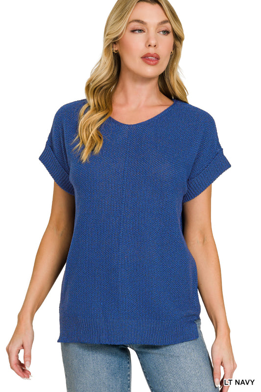 Hillary Short Sleeve Sweater