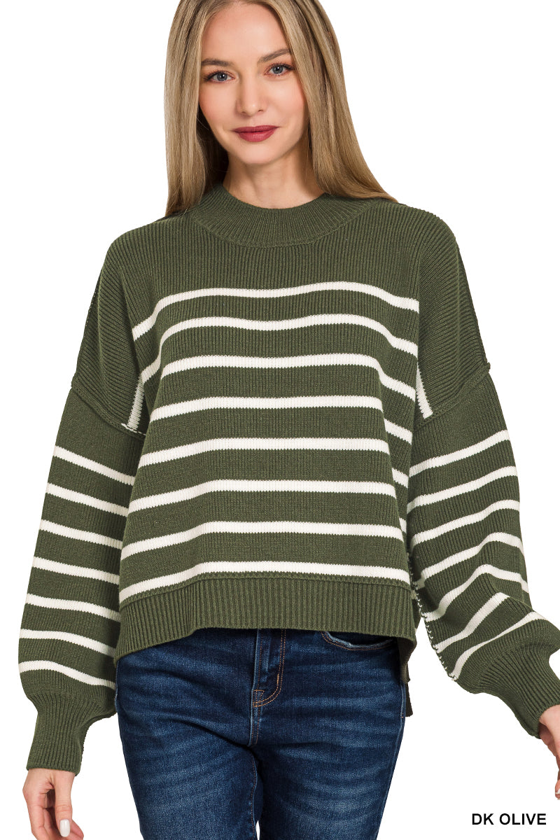 Oversized Striped Sweater