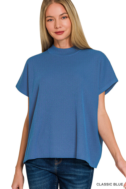 Eliza Mock Neck Sweater