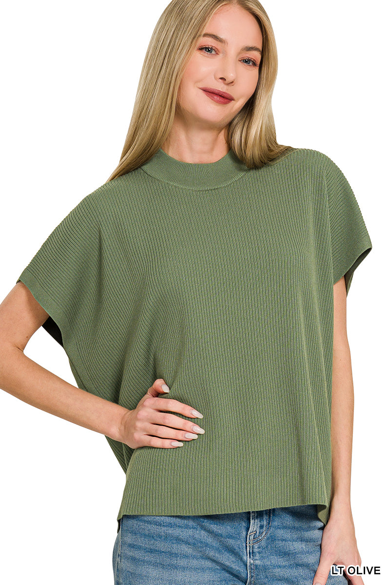 Eliza Mock Neck Sweater