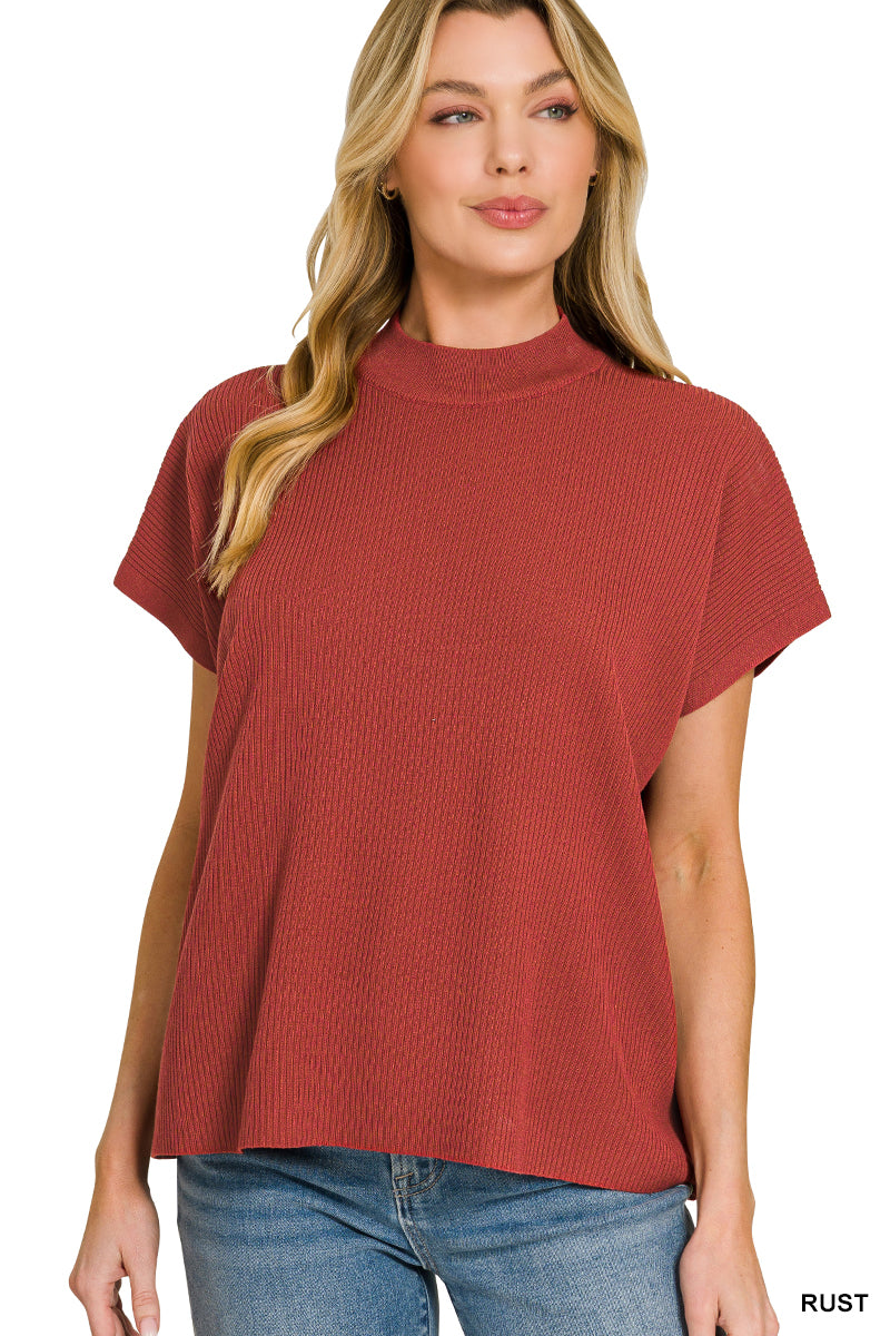 Eliza Mock Neck Sweater