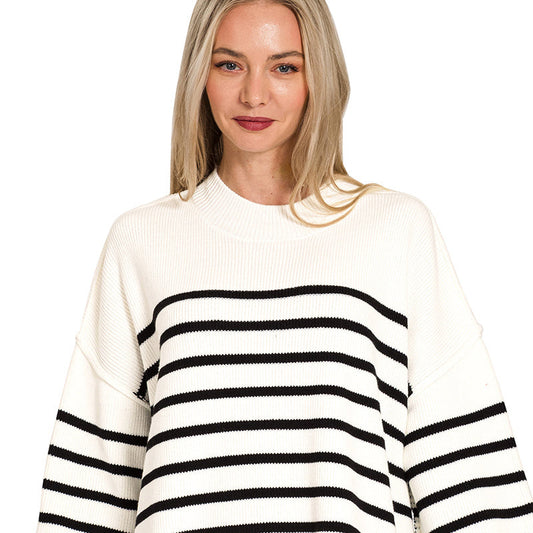 Oversized Striped Sweater