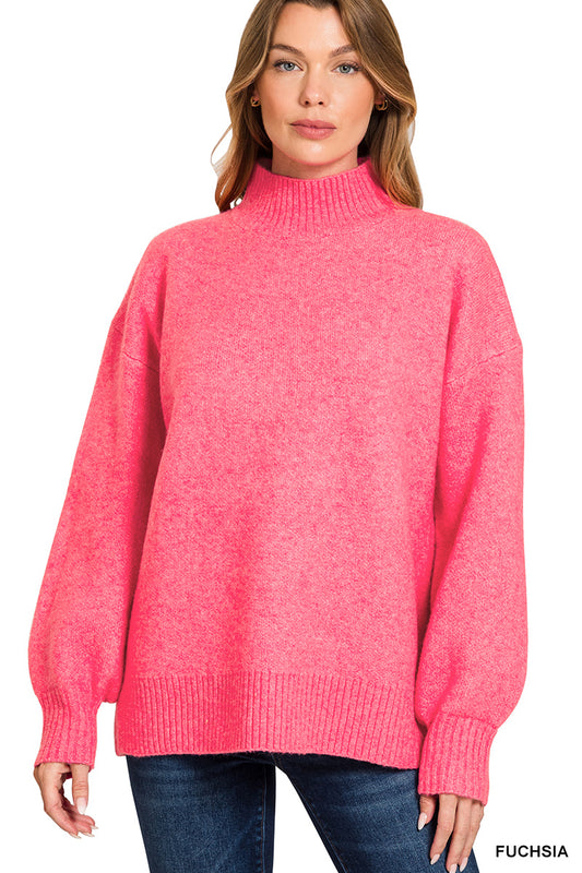 Mock Neck Sweater