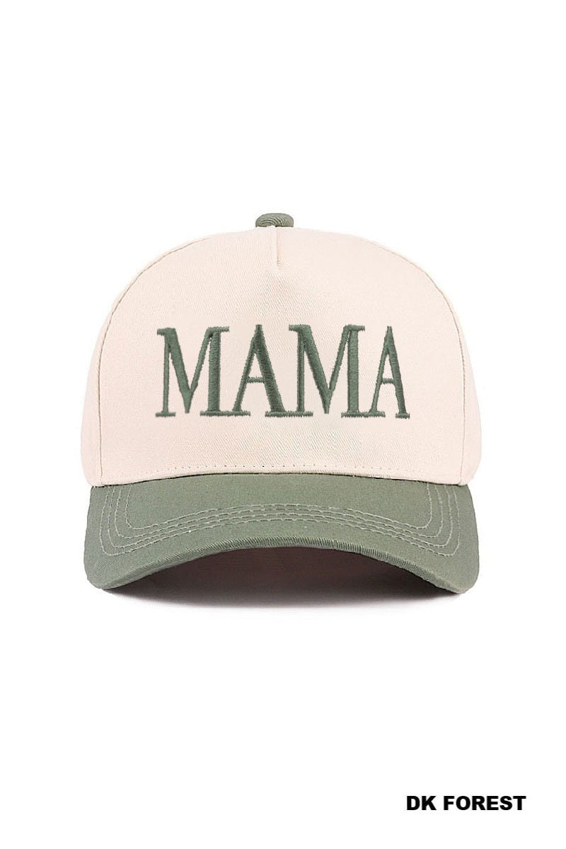 "MAMA" Embroidered Hat