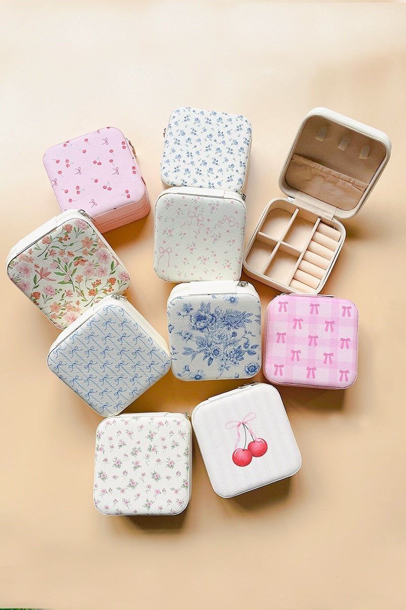 Pattern Jewelry Organizer Case
