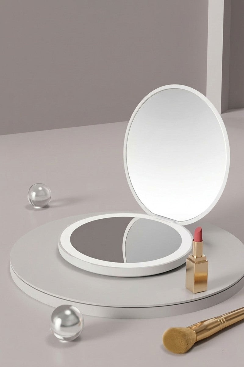 LED Double Sided Hand Mirror
