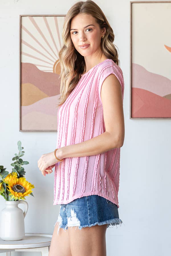 Cleo Textured Top