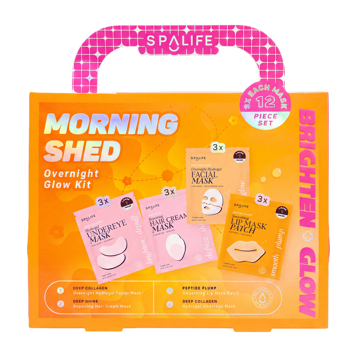 Christmas Holiday Morning Shed Overnight Glow Kit | 12 Piece Gift Set