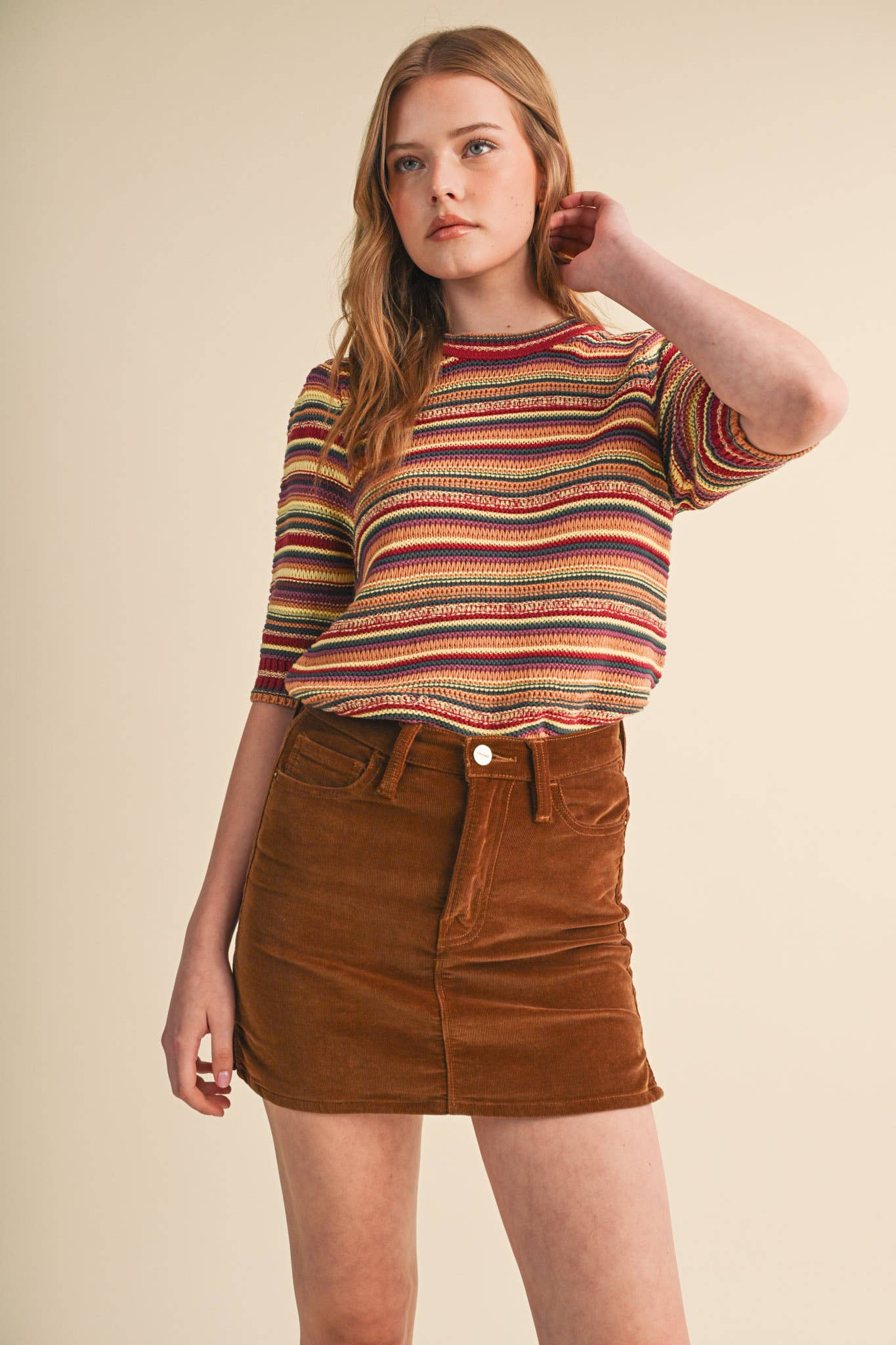 Rainbow Stripe Sweater