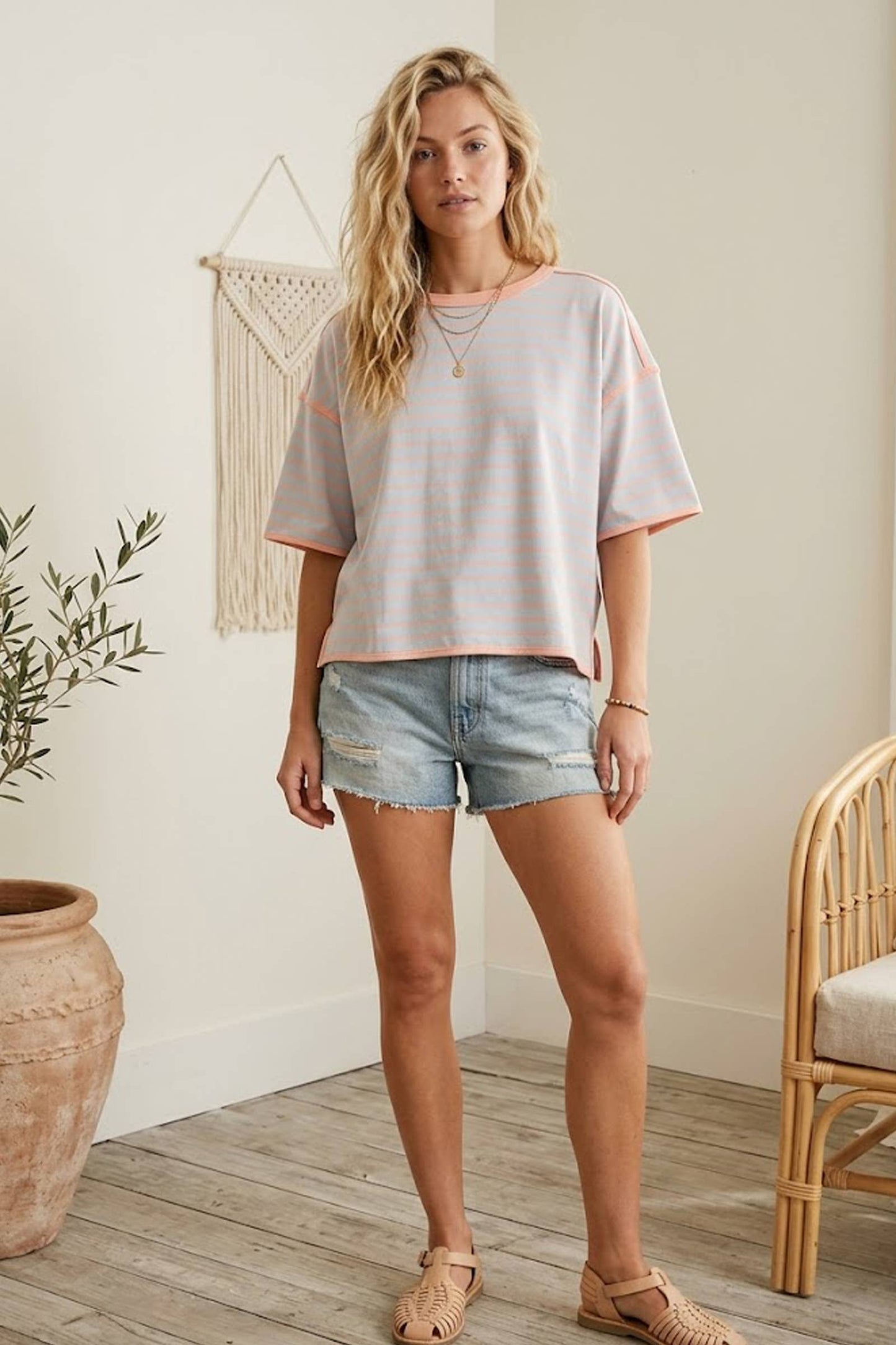 Marlee Striped Tee