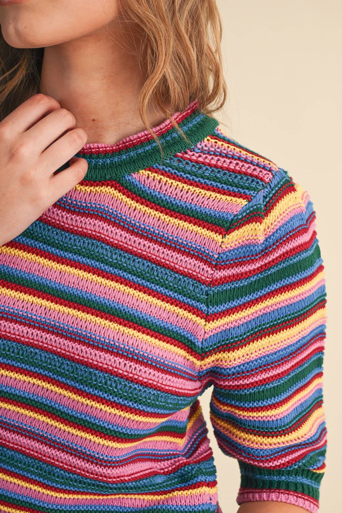 Rainbow Stripe Sweater