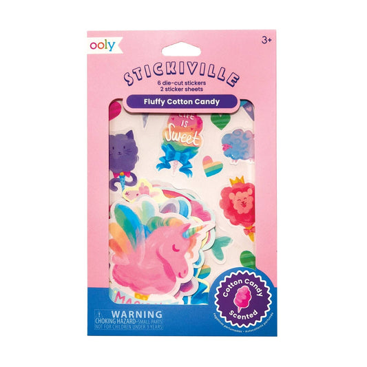 Stickiville: Scented Stickers - Fluffy Cotton Candy
