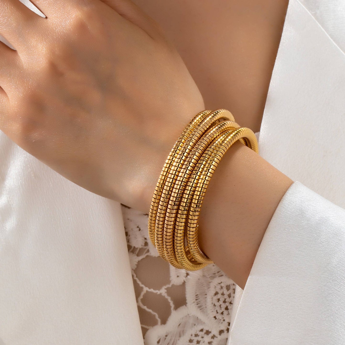 Flexible Coil Bracelet