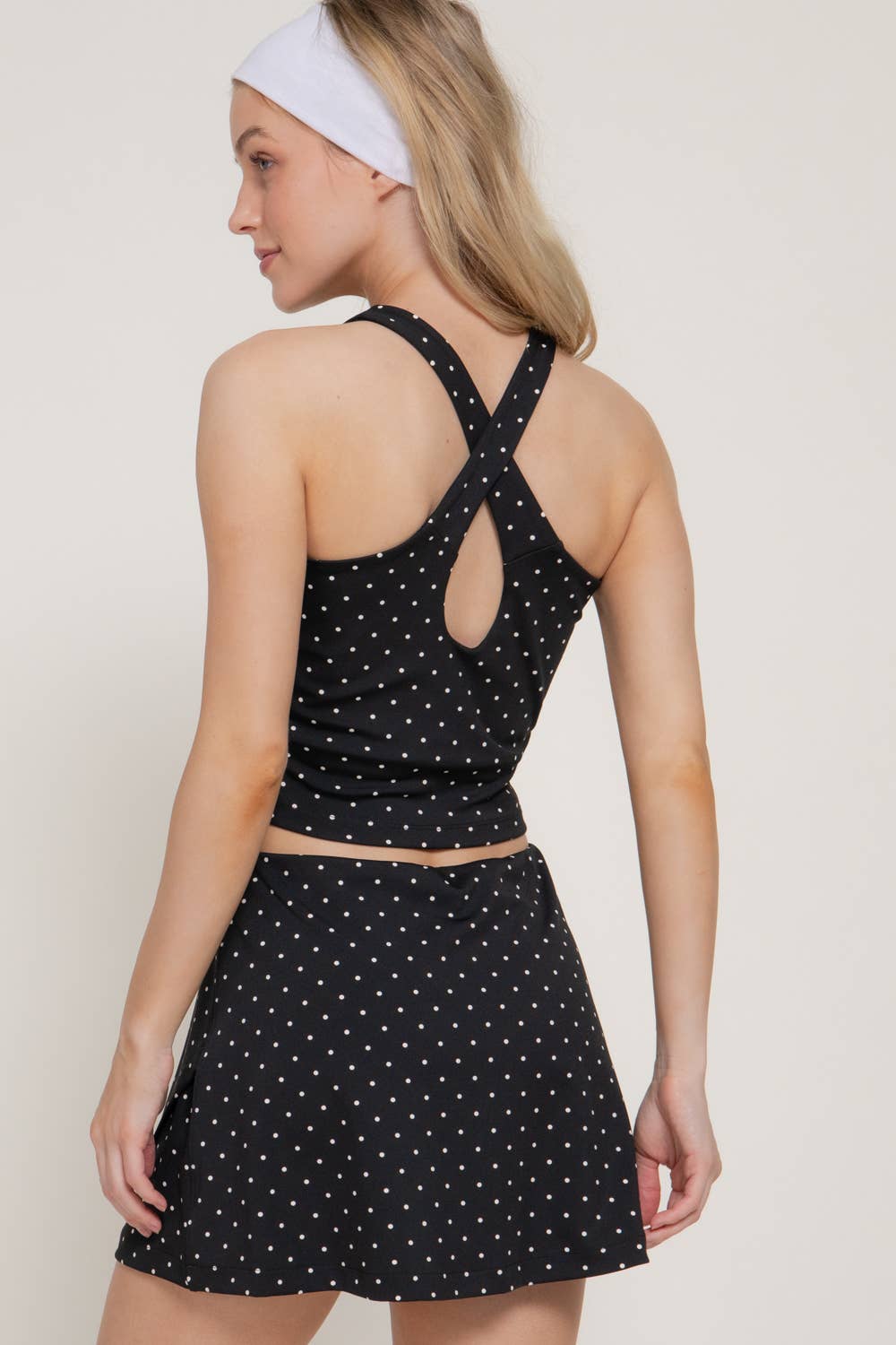 Polka Dot Tank & Skort Set