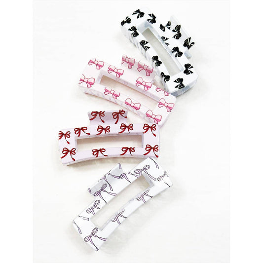 Bow Design Hair Claw Clip