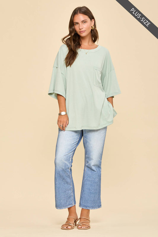 Ribbed Boyfriend Knit Top