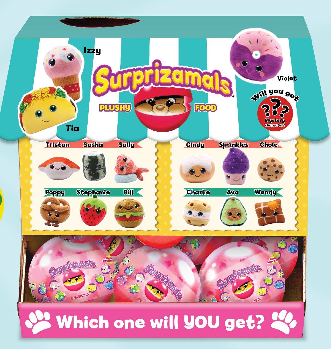1pc Blind Box Surprizamals Plushy food Plush Toy for Kids