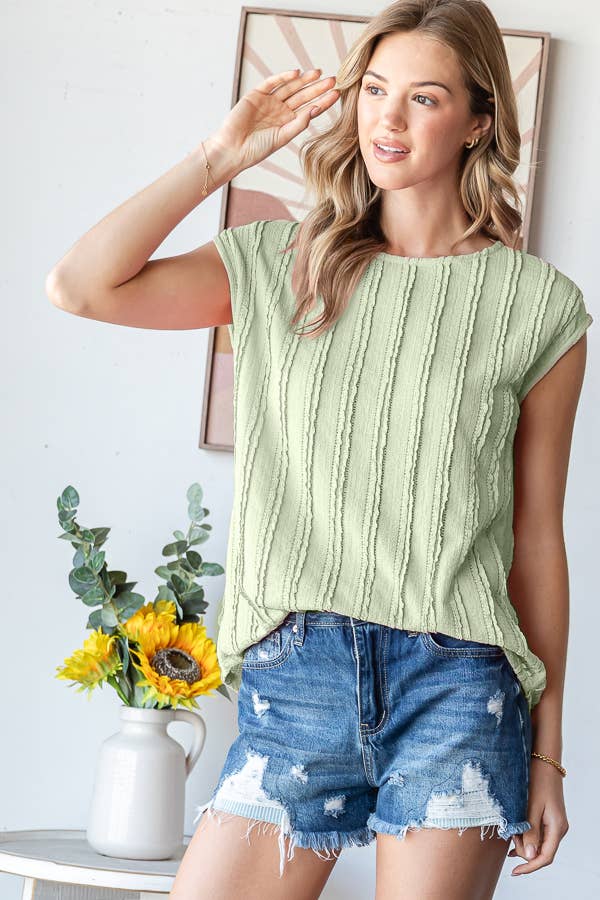 Cleo Textured Top