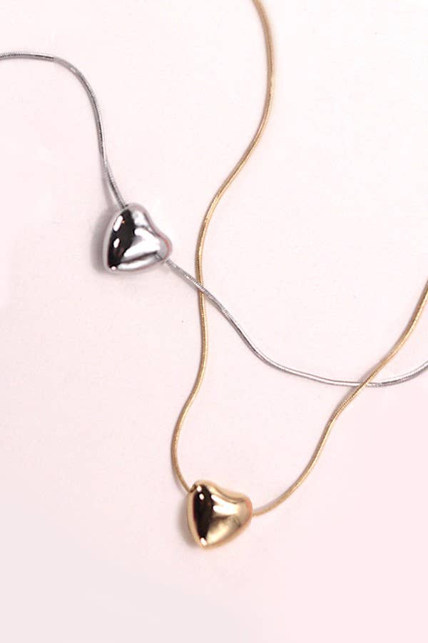 Mini Heart Pendant Necklace