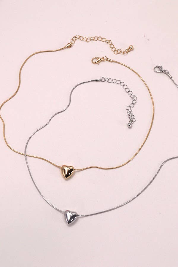 Mini Heart Pendant Necklace