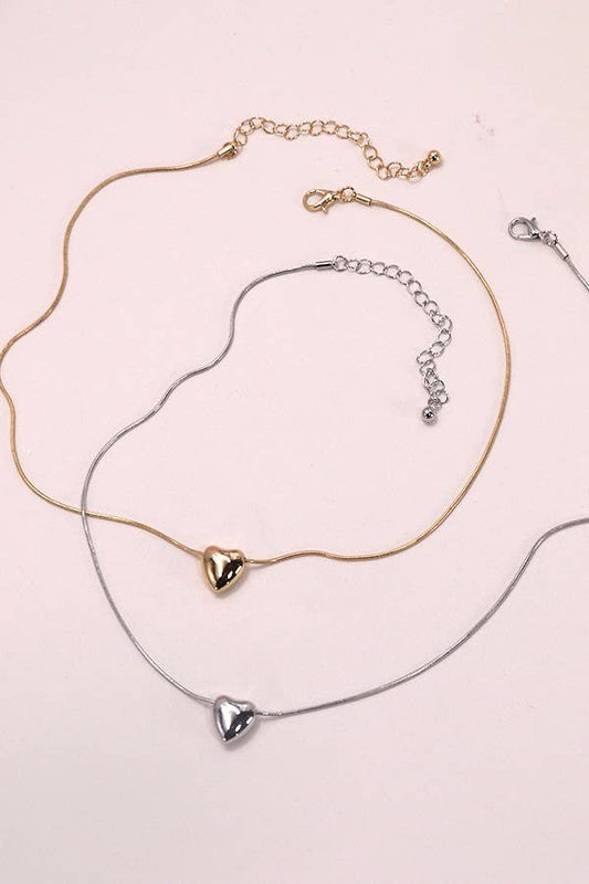 Mini Heart Pendant Necklace