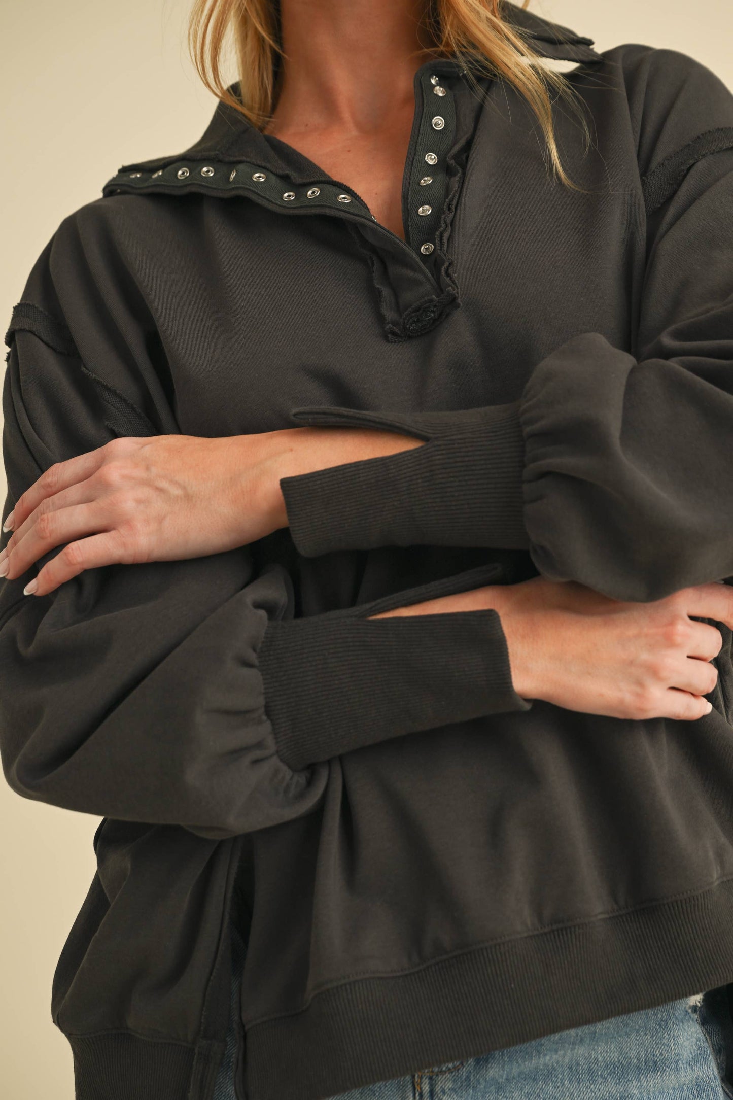 Henley Sweatshirt
