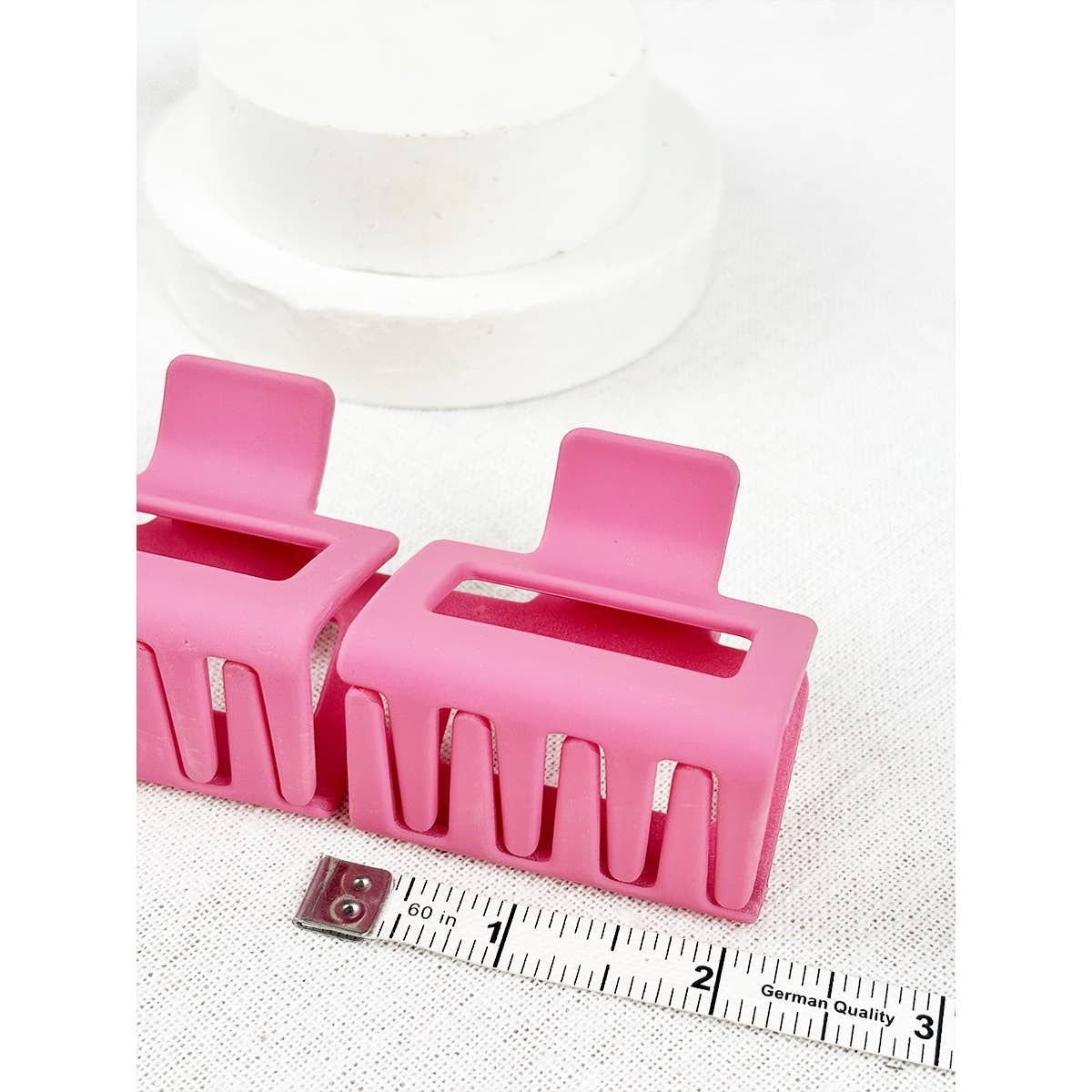 Duo Medium Size Matte Rectangle Claw Clip